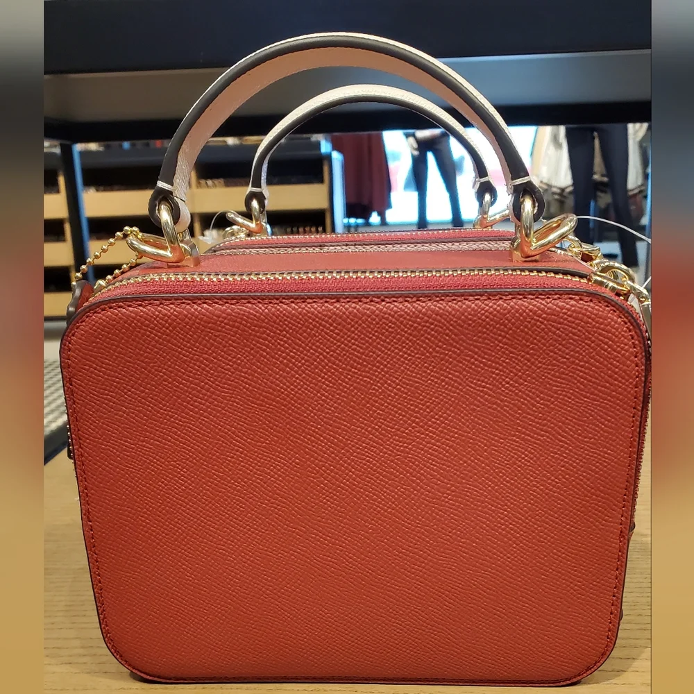 Price Drop New 🎀 Coach Disney Collection Box Crossbody With Cruella Motif Bag - Picture 4 of 6